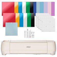 Cricut Explore 4 Smart Cutting Machine Seashell Bundle Vinyl HTV Tools Pens