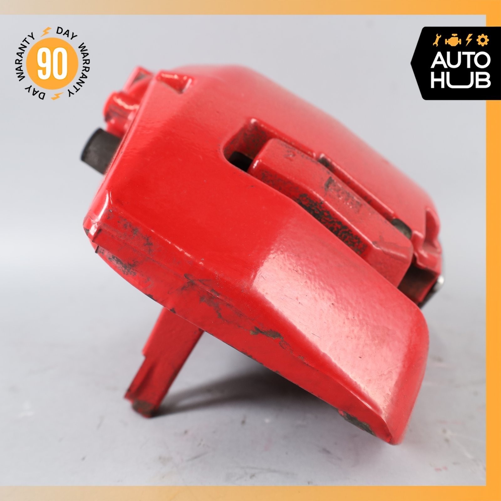 03-18 Bentley Continental GT GTC Front Right Brake Caliper Cover Red OEM 30k
