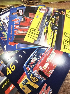 Drag Racing Handouts Unsigned 31 Total (Some Doubles)