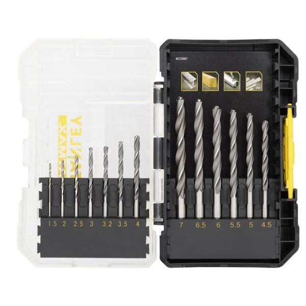 Кассета Stanley STA88553-XJ Punte Trapano Precisione Metallo 15-7 мм 13 Pezzi 6390₽