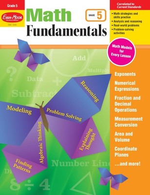 Evan-Moor Math Fundamentals Workbook, Teacher Reproducibles, 224 Pages, Grad...