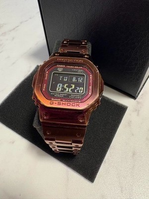 CASIO G-SHOCK GMW-B5000RD-4JF Full Metal Red IP Watch Japan 200m