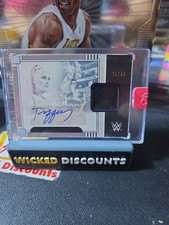 Tiffany Stratton 2024 Panini Three Count WWE Prime Mem Autographs Blue /49