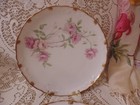 2 Haviland Limoges Coupe Dessert Plates Schleiger 1151A Baltimore Rose Gold 7.5" — photo 2