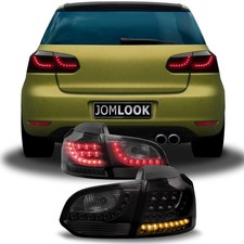 JOM LED Rückleuchten Heckleuchten passend für VW Golf VI 6 schwarz Bj. 08-12