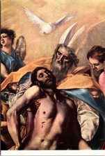 Postcard Art El Greco The Trinity