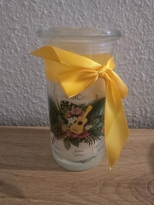 Juwelkerze mit Schmuck Aloha Vibes mit Halskette