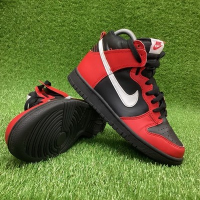 Nike Dunk High Deadpool schwarz/rot Turnschuhe UK-Größe 5,5 (E02)
