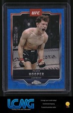 D8G 2025 Topps Chrome UFC #17 Chase Hooper Blue Wave Refractor #/75
