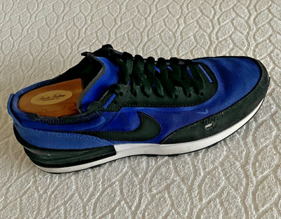 NIKE Men's Sz 10.5 Waffle One Racer Blue Running Shoes