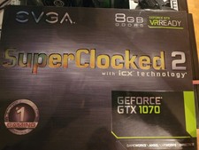 EVGA NVIDIA GeForce GTX 1070 8GB GDDR5 Graphics Card 08GP46573KR