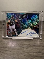 2023 Panini Spectra - Champion Signatures Lane Johnson #CS-LJ Meta Prizm /25