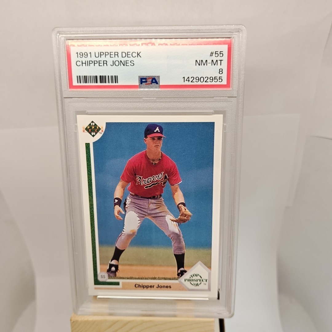1991 Upper Deck - Top Prospect Chipper Jones #55 (RC)