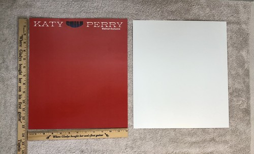 Katy Perry “SMILE” - Retail Store Vinyl HYPE BACKER Divider Panel - 13”x12” VHTF - Picture 4 of 4