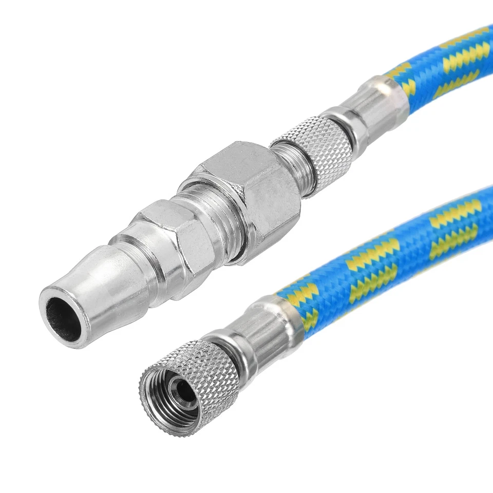 1/8 Air Brush Hose, 6ft Air Brush Air Hose Nylon Braided Air Brush Hose, Blue - Imagem 4 de 4