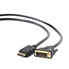 Gembird CC-DPM-DVIM-6 Video Cable Adapter 1.8m DisplayPort DVI Black - Video Cab