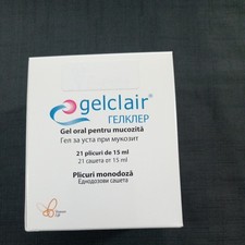 Gelclair Concentrated Oral Rinse Gel 21 x 15ml Single Dose Sachets..FREE POSTAGE