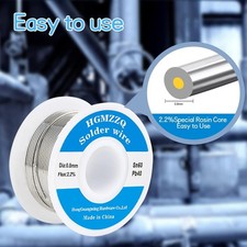60/40 Tin Lead Rosin Core Solder Wire 1.0mm 200g for Superior Electrical Repairs