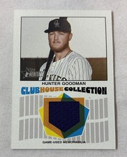 2026 Topps Heritage baseball Clubhouse Collection relic #CCR-HG ~ HUNTER GOODMAN