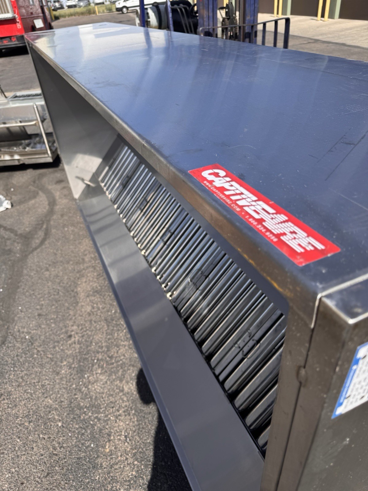 9ft CaptiveAire Type 1 Hood w/ Filters & Lights