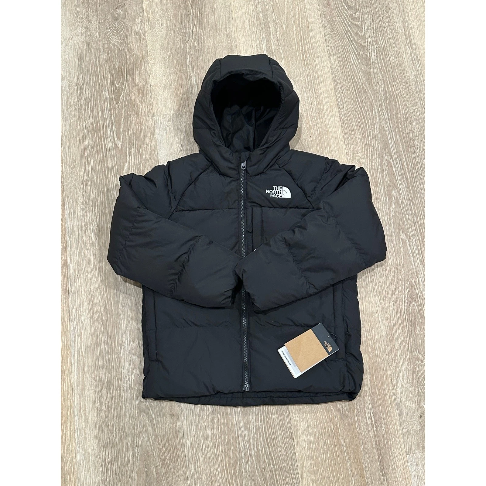The North Face North Down Hooded Jacket - Boys' Medium 10, Black, NWT