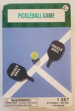 Festive Voice: Pickleball Game Set with 2 Paddles, Net, Pickleball, New Sealed
