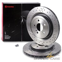 Brembo 2X Bremsscheibe Hinten FÜR Mercedes A-KLASSE W176 CLA C117 GLA SLC R172