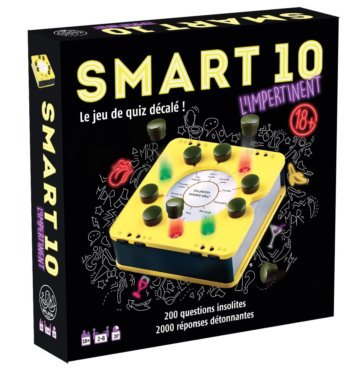 Wilson Smart 10 Impertinent quiz décalé et fun 18+ édition intégrale en français