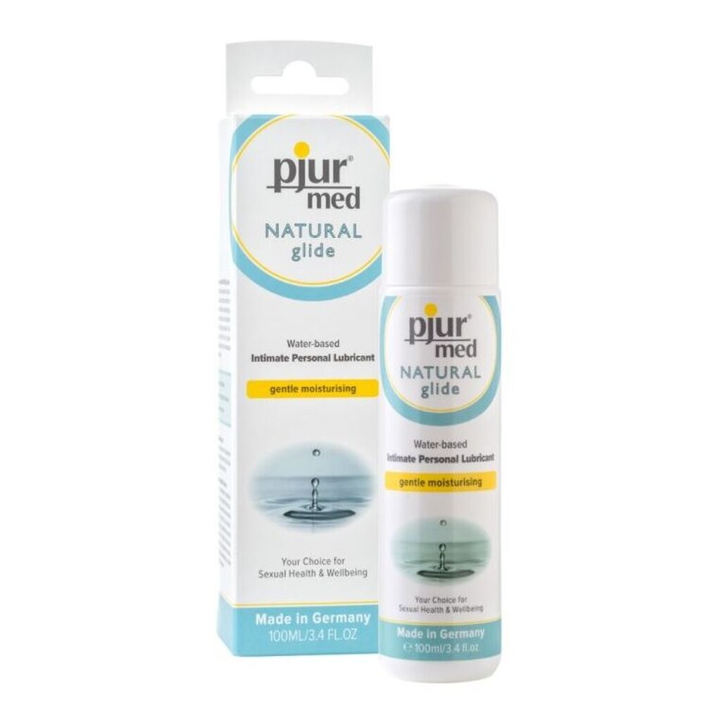 Pjur Med Natural Glide Water Based Lube Gentle Moisturising Lubricant - 100ml