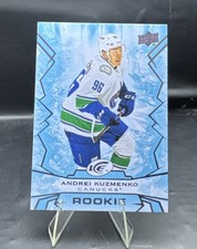2022-23 UD Ice Rookie #135 ANDREI KUZMENKO Vancouver Canucks RC