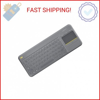 Keyboard Cover for Logitech K400 Plus Wireless Touch Keyboard, Logitech K400 Plu