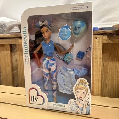 DISNEY Ily 4Ever Inspired by Cinderella Fashion Doll Brunette Blue Outfit NEW