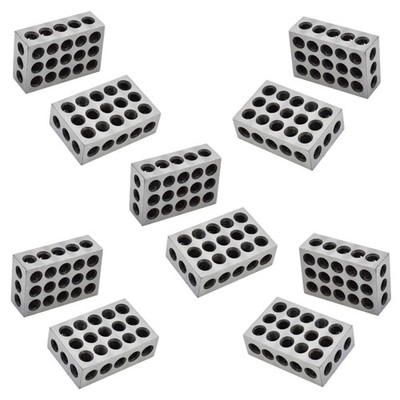 High Precision 1-2-3 Blocks 23 Holes .0002'' Machinist 123 Jig 5 Matched Pair