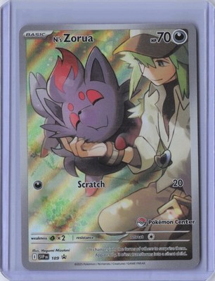 N's Zorua #189 PC Stamped SV: Scarlet & Violet Promo Cards POKEMON CENTER