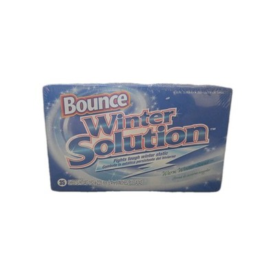 Bounce Winter Solution DISCONTINUED Fabric Softener 35 Dryer Sheets VTG RARE
