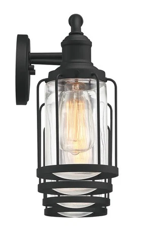 Quoizel LUD8634 4 Light 34"W Vanity Light - Black - Picture 7 of 9