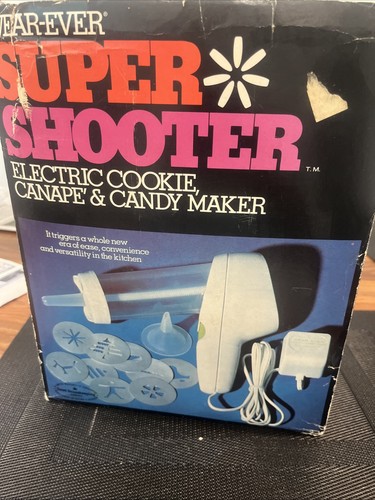 Vintage Wear-Ever Super Shooter No. 70001 Electric Cookie Canapé Candy Maker