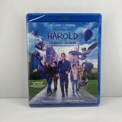 Harold and the Purple Crayon (Blu-ray, 2024) Sealed, New.