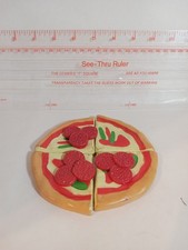 Play Food Fun For Tikes Kitchen Pretend Baking 5 Inch PIZZA Movie Prop Pepperoni