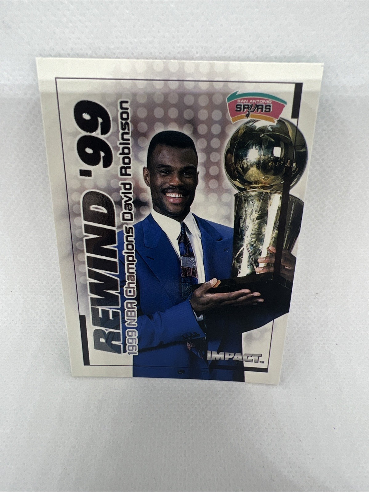 1999-00 Skybox Impact - Rewind '99 David Robinson #2 RN