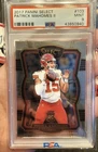 Patrick Mahomes 2017 Select Premier RC #103 PSA 9
