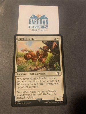 Nimble Hobbit - NM MTG LTR - Lord of the Rings : Tales of Middle-Earth 0023