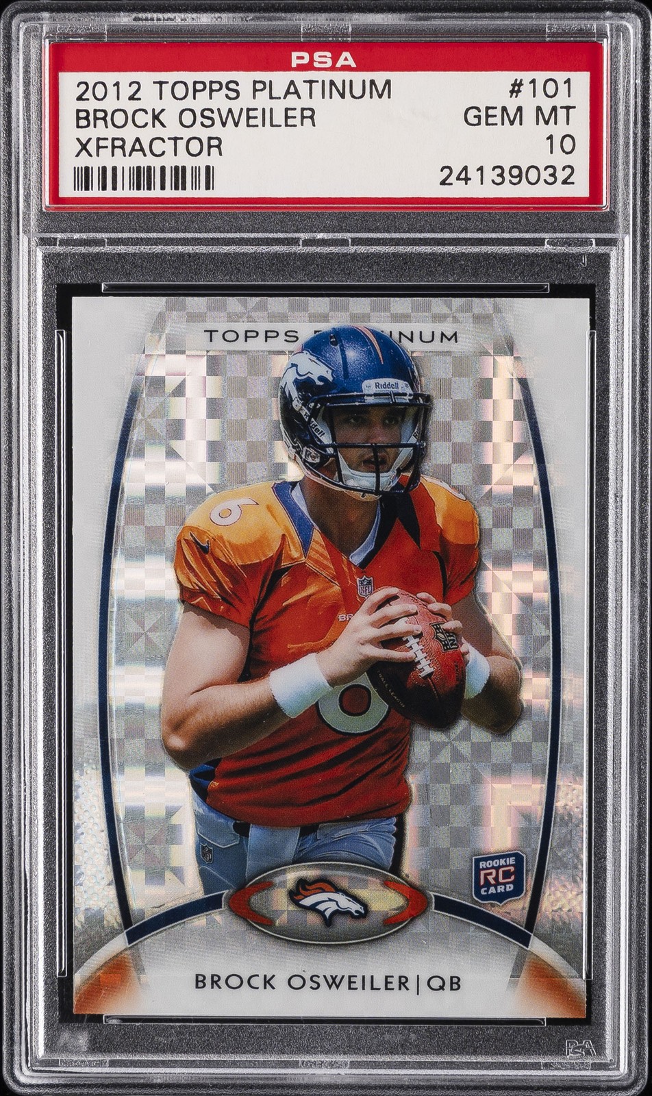Brock Osweiler Topps Platinum #101 Xfractor