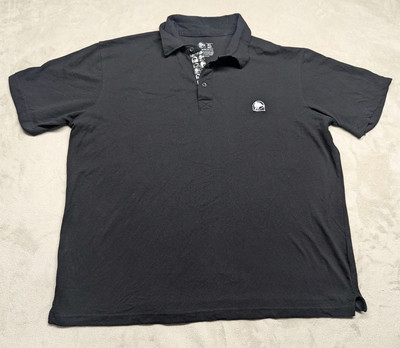 Taco Bell Polo Shirt mens XL Black Short Sleeve Employee Uniform Casual Mens 