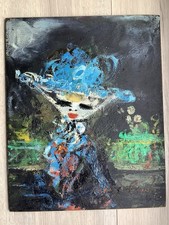 ROGER COMTE (1913-2006) PARISIENNE LA NUIT HSP PARIS PEINTRE XX FRANCHE COMTE  1