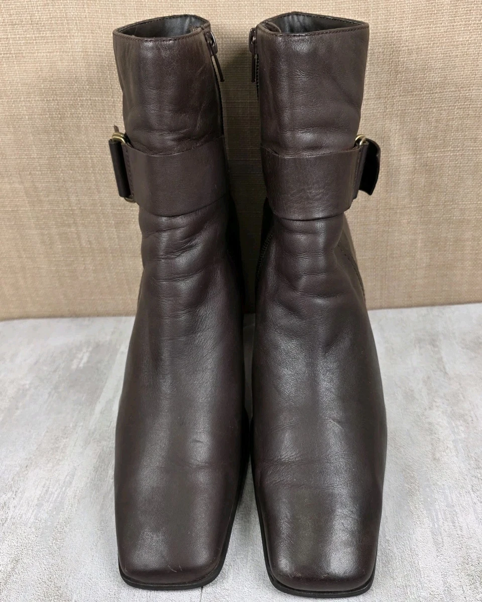 Bottes Chelsea Nicole Pour Femme - Taille US 9, Daim Beige, Talon Moyen, Neuves En Boîte