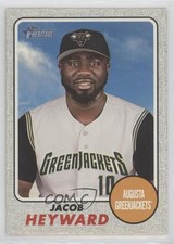 2017 Topps Heritage Minor League Edition Gray 7/25 Jacob Heyward #134 0b0