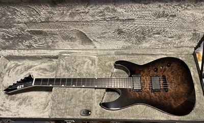 ESP LTD Josh Middleton JM-II Guitar Macassar Ebony, Black Shadow Burst OHSC 2021