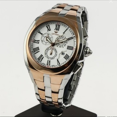 Optima   45mm   Swiss Chronograph Watch   Date SubDay   5 ATM   OSC292-SR-1