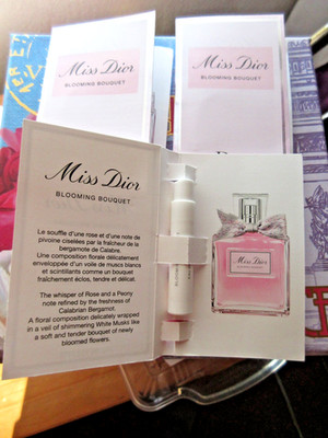 3 Dior Miss Dior Blooming Bouquet 1ml. Eau de Toilette. Travel Size.